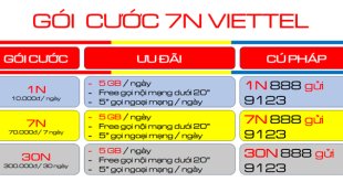 Đăng ký gói cước 7N Viettel - Hướng dẫn chi tiết cách đăng ký, ưu đãi và cách hủy