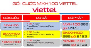 Hướng dẫn đăng ký gói cước MXH100 Viettel nhanh chóng và nhiều ưu đãi