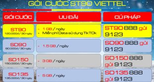 Đăng ký gói cước ST90 Viettel có ngay 30GB, sử dụng TikTok thả ga