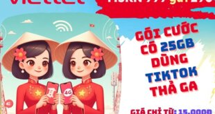 Đăng ký gói cước T15KN Viettel lướt Tiktok 7 ngày chỉ 15k