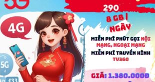 Gói cước 6T5G230B Viettel có ngay 8GB mỗi ngày, gọi nội mạng và ngoại mạng dùng 6 tháng