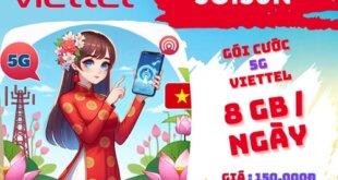 Gói cước 5G150N Viettel dùng data và giải trí thả ga tốc độ 5G