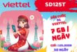 Đăng ký gói cước SD125T Vietttel nhận 300GB data, truy cập TV360 thả ga